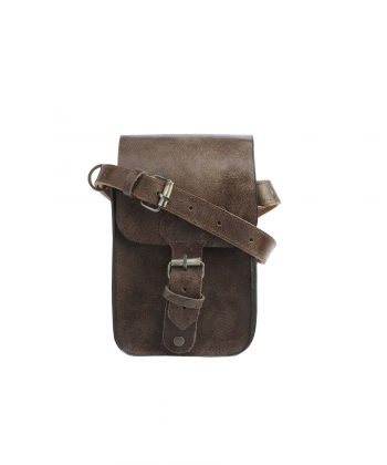 کیف دوشی زنانه چرم طبیعی چرم لانکا Lanka Leather مدل CB-17