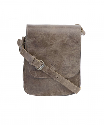 کیف دوشی زنانه چرم طبیعی چرم لانکا Lanka Leather مدل CB-18