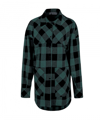 مانتو چهارخانه زیبو Ziboo مدل Caring