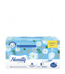 پد بهداشتی روزانه ناولتی Novelty سایز متوسط بسته 20 عددی