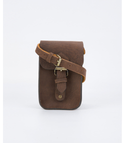 کیف دوشی زنانه چرم طبیعی چرم لانکا  Lanka Leather مدل CB-17