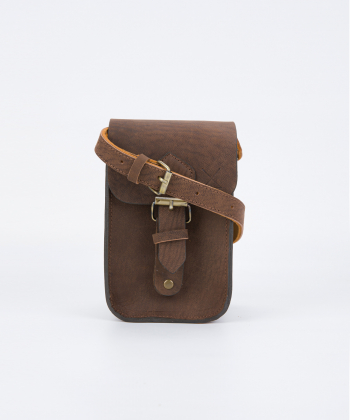 کیف دوشی زنانه چرم طبیعی چرم لانکا Lanka Leather مدل CB-17