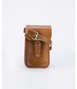 کیف دوشی زنانه چرم طبیعی چرم لانکا  Lanka Leather مدل CB-17