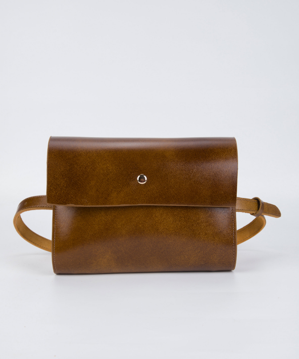 کیف کمری زنانه چرم طبیعی چرم لانکا Lanka Leather مدل WB-03