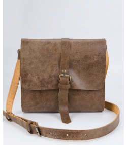 کیف دوشی چرم طبیعی لانکا Lanka Leather مدل CB-21