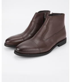 نیم بوت مردانه چرم طبیعی چرم کروکو Croco Leather کد 50007