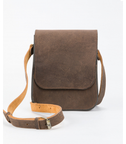 کیف دوشی زنانه چرم طبیعی چرم لانکا Lanka Leather مدل CB-18