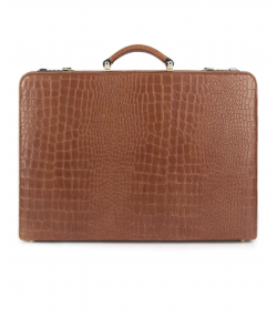 کیف سامسونت مردانه چرم طبیعی چرم کروکو Croco Leather مدل پریما