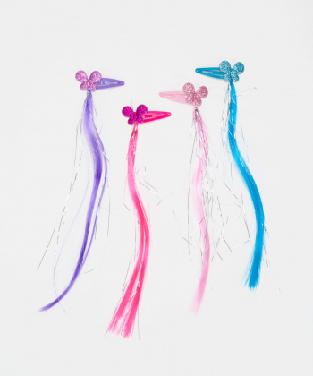 گیره مو دخترانه برند پی لس Brand Payless کد BP100305 بسته 4 عددی