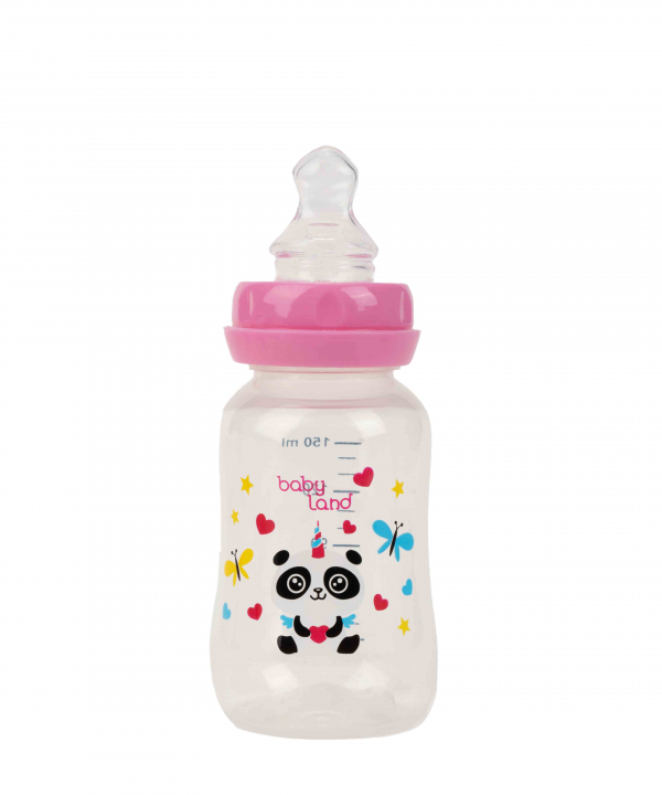شیشه شیر کلاسیک ارتودنسی بی بی لند Baby Land مدل 506 حجم 150 میلی‌لیتر