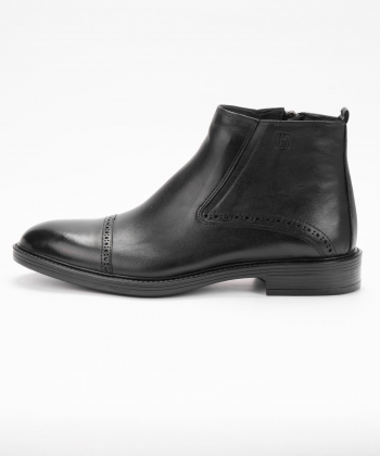 نیم بوت چرم طبیعی مردانه هوگرو Hugero کد 1013201