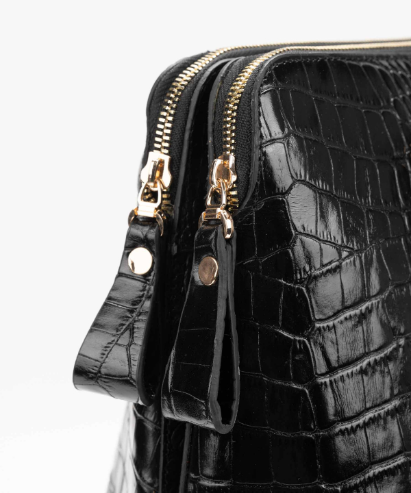 کیف دستی زنانه چرم کروکو Croco Leather مدل آناماریا
