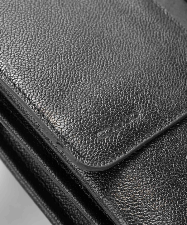 کیف دوشی چرم طبیعی چرم کروکو Croco Leather مدل ویلیام