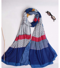 شال طرح دار زنانه مدلینا Modelina کد 1203