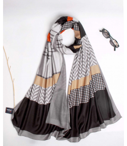 شال طرح دار زنانه مدلینا Modelina کد 1203