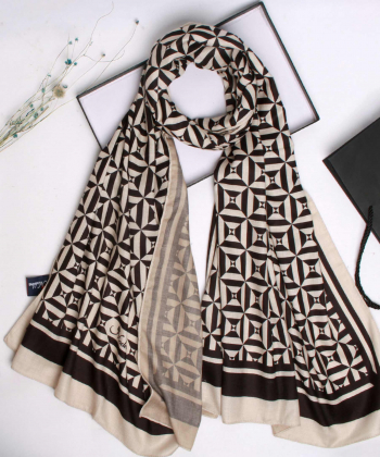 شال طرح دار زنانه مدلینا Modelina کد 1204