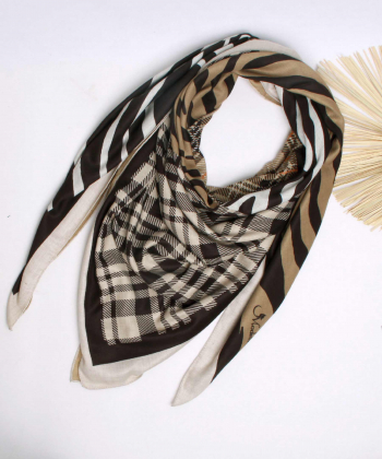 روسری طرح دار زنانه مدلینا Modelina کد 1216