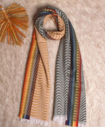 شال دورو موهر زنانه مدلینا Modelina کد 1166.1