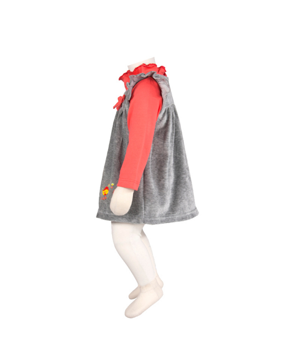 ست سارافون و تیشرت نوزاد دخترانه آدمک Adamak کد 2925002