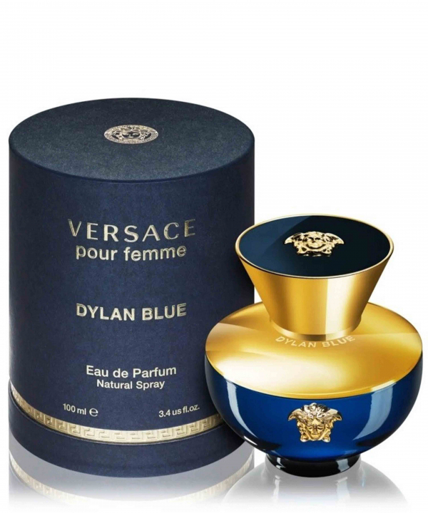 ادوپرفیوم زنانه ورساچه Versace مدل Pour Femme Dylan Blue حجم 100 میلی‌لیتر