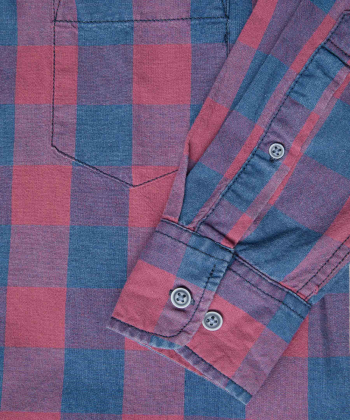 پیراهن چهارخانه مردانه او وی اس OVS کد 157718