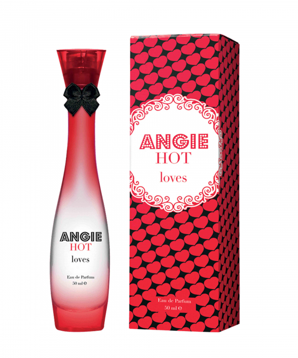 ست ادوپرفیوم و اسپری دئودورانت زنانه ریبول Rebul مدل Angie Hot Loves حجم 50 میلی‌لیتر