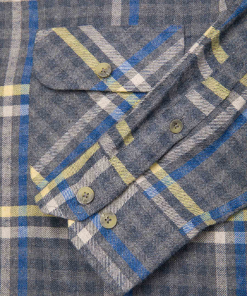 پیراهن چهارخانه مردانه ال سی من LC Man کد 02181208