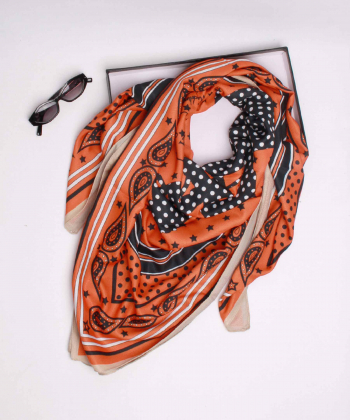 روسری طرح دار زنانه مدلینا Modelina کد 1207