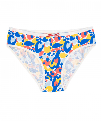 شورت نخی زنانه اسکارلت Scarlet طرح کوبیسم