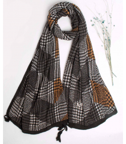 شال طرح دار زنانه مدلینا Modelina کد 1143