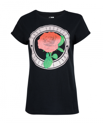 تیشرت چاپی زنانه او وی اس OVS کد 182411