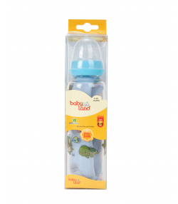 شیشه شیر پیرکس کاوردار بی بی لند Baby Land مدل 520 حجم 240 میلی لیتر