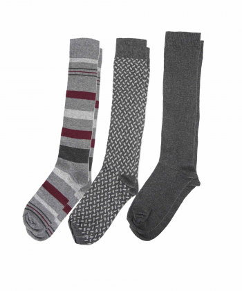 جوراب ساق بلند مردانه او وی اس OVS کد 114337 بسته 3 عددی