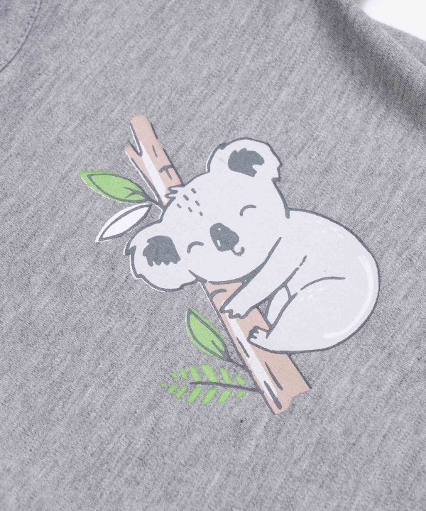 سرهمی آستین کوتاه نوزادی روکو Roko طرح Koala
