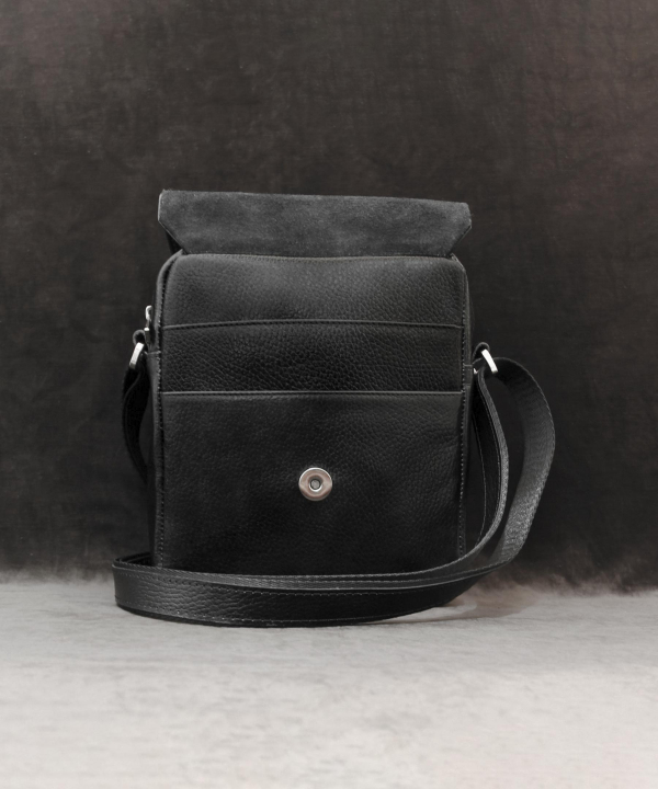 کیف دوشی چرم طبیعی بیسراک Bisrak Leather مدل نپتون