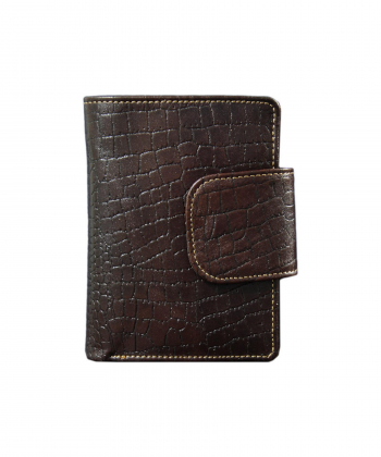 کیف پول زنانه چرم طبیعی بیسراک Bisrak مدل مهتاب