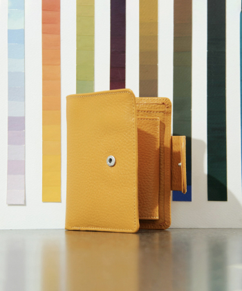 کیف پول زنانه چرم طبیعی بیسراک Bisrak مدل مهتاب