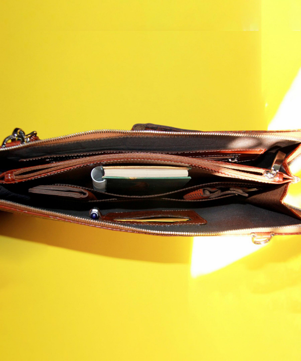 کیف فولدر چرم طبیعی بیسراک Bisrak Leather مدل ایران