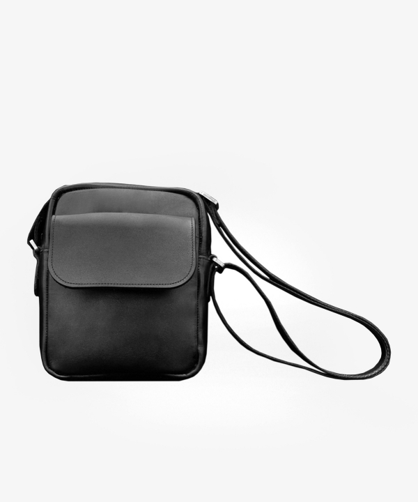کیف دوشی چرم طبیعی بیسراک Bisrak Leather مدل پلوتون