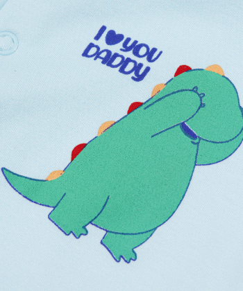 سرهمی جورابدار نوزاد پسرانه روکو Roko طرح Dino