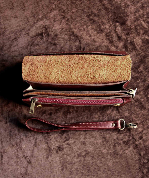 کیف پاسپورتی چرم طبیعی بیسراک Bisrak Leather مدل آوش
