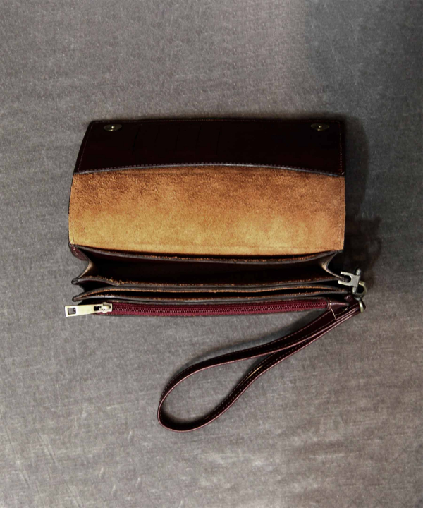 کیف پاسپورتی چرم طبیعی بیسراک Bisrak Leather مدل آوش
