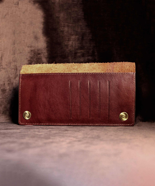 کیف پاسپورتی چرم طبیعی بیسراک Bisrak Leather مدل آوش