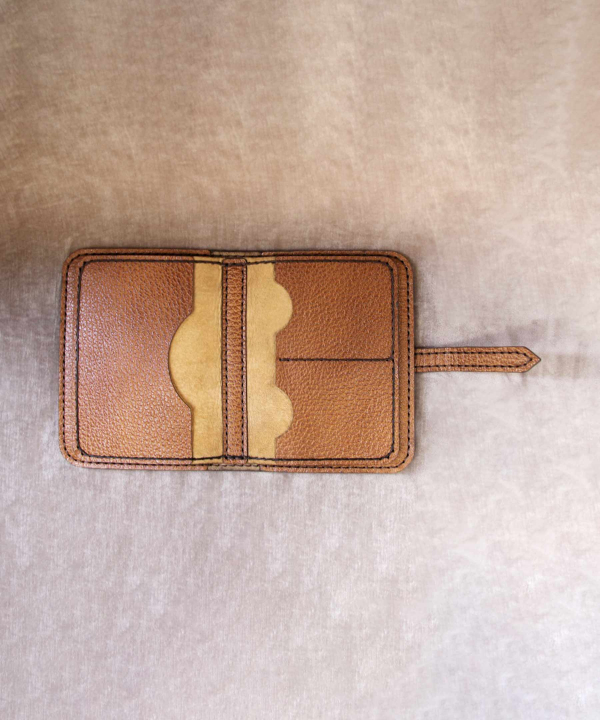 کیف مدارک چرم طبیعی بیسراک Bisrak Leather مدل مسیح