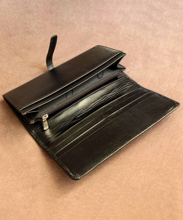 کیف پول زنانه چرم طبیعی بیسراک Bisrak Leather مدل آلیس