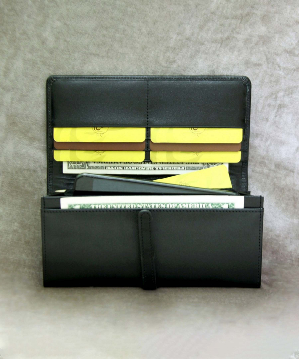 کیف پول زنانه چرم طبیعی بیسراک Bisrak Leather مدل آلیس