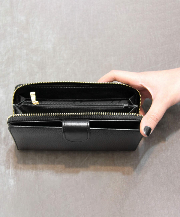 کیف پول زنانه چرم طبیعی بیسراک Bisrak Leather مدل آلدو