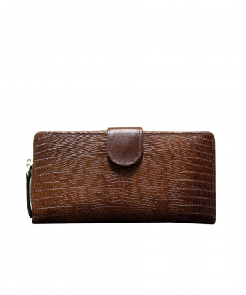 کیف پول زنانه چرم طبیعی بیسراک Bisrak مدل آلدو