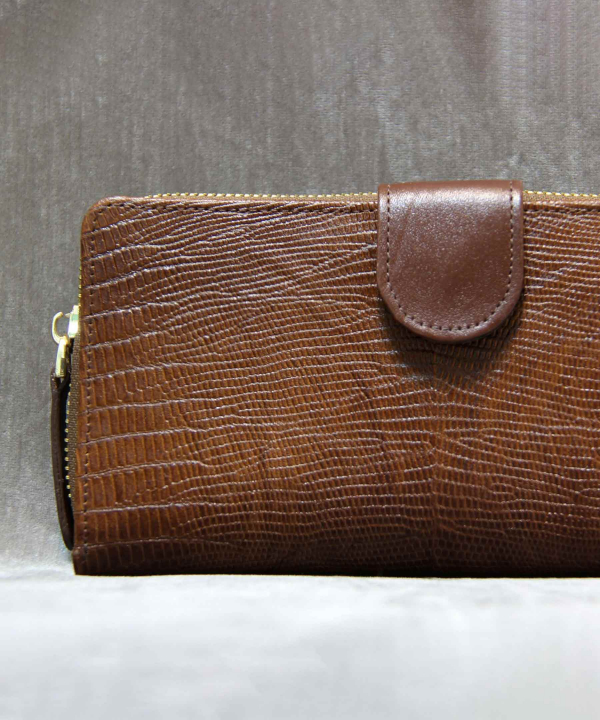 کیف پول زنانه چرم طبیعی بیسراک Bisrak Leather مدل آلدو