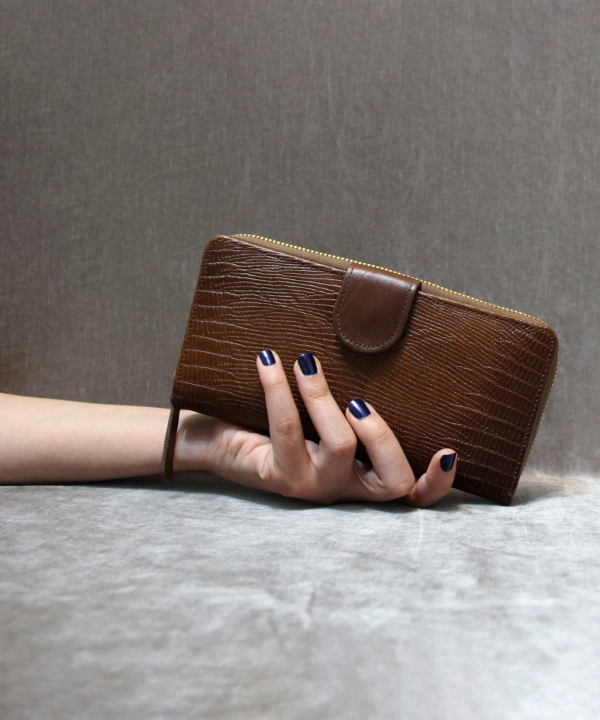 کیف پول زنانه چرم طبیعی بیسراک Bisrak Leather مدل آلدو